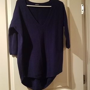 Express Dolman V cut sweater size M